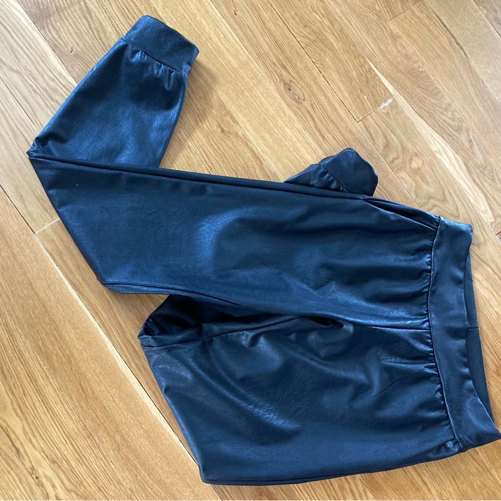 Commando Faux Leather Joggers XS